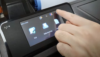 como cambiar cuchilla hp designjet