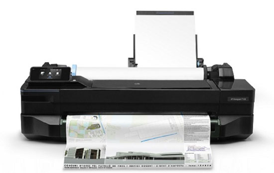 fallo de carga de papel plotter hp t120 t520